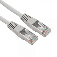  Шнур коммутационный, патч-корд U/UTP RJ45-RJ45, CAT 5e, LSZH серый, 2м REXANT