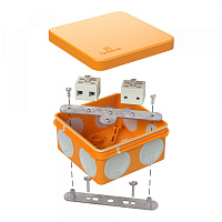  Коробка огнестойкая для о/п двухкомпонентная 60-0210-FR6.0-4 Е15-Е120 RAL2004 80х80х40 (44 шт/кор) П
