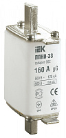  Плавкая вставка предохранителя ППНИ-33 габарит 00С 160А IEK