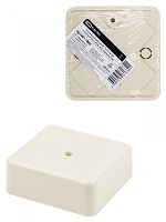  Коробка распаячная КР 75х75х28 ОП, сл. кость, IP40, инд. штрихкод TDM