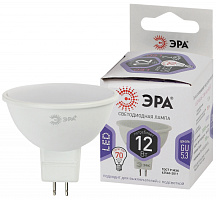  Лампочка светодиодная ЭРА STD LED MR16-12W-860-GU5.3 GU5.3 12Вт софит холодный дневной свет