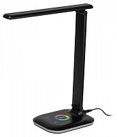  Настольный светильник ЭРА NLED-502-11W-BK светодиодный с RGB ночником черный