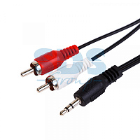  Шнур Стерео 3,5мм - 2 RCA, 1,2м СМАРТКИП
