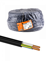  Кабель ВВГнг(А)-LSLTx 3х6 ок(N, PE)-0,66 ГОСТ (100м) TDM