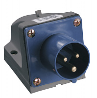  Вилка стационарная ССИ-513 2P+PE 16А 200-250В IP44 IEK