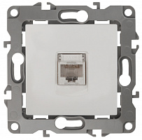 12-3107-01 ЭРА Розетка информационная RJ45, IP20, Эра12, белый (10/100/2800)