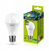  Ergolux LED-A60-17W-E27-4K (Эл.лампа светодиодная ЛОН 17Вт E27 4500K 180-240В)