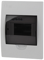  Корпус пластиковый встраиваемый ЭРА SIMPLE ЩРВ-П-06 IP41прозрачная крышка белый