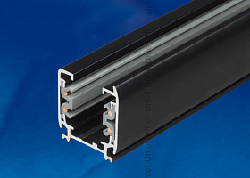  UBX-AS4 BLACK 100 POLYBAG Шинопровод осветительный, тип А. Трехфазный. Цвет — черный. Длина 1 м. Упаковка — полиэтиленовый пакет.
