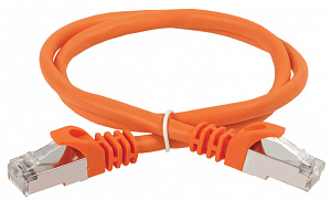  ITK Коммутационный шнур (патч-корд) кат.6 FTP PVC 15м оранжевый