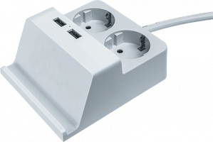  Удлинитель 2х1.5м с заземл. 16А IP20 61 457 NPE-USB03-02-150-E-3х1 2хUSB 2.1А Navigator 61457