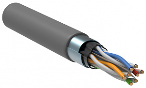  ITK Витая пара F/UTP кат.6 4х2х23AWG solid PVC серый (305м)