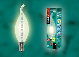  HCL-42/FR/E14 flame Лампа галогенная. Картонная коробка
