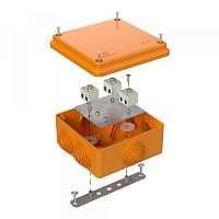  Коробка огнестойкая для о/п 40-0300-FR2.5-6 Е15-Е120 RAL2004 100х100х50 (14 шт/кор) Промрукав