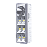  Светильник светодиодный аварийный СБА 2207DC 6+1LED 1.0Ah lithium battery DC IN HOME