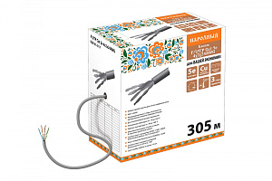  Кабель витая пара народный F/UTP Cat 5e 4х2х24AWG (305м) PVC, серый