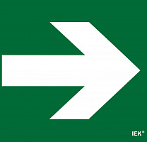  Этикетка самоклеящаяся 310х280мм "Направляющая стрелка" IEK