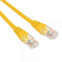  Патч-корд U/UTP, CAT 6, RJ45-RJ45, 26AWG, LSZH, желтый, 0,3м REXANT