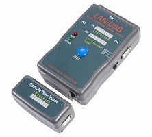  Тестер кабеля универсальный RJ-45+USB 251454 REXANT