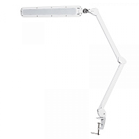  Лампа настольная бестеневая, струбцина, ECO light, 90 SMD LED, сенсорный диммер, белая REXANT