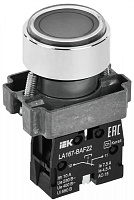  Кнопка управления LA167-BAF22 d=22мм 1NC черная IEK