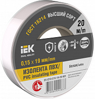  MIXTAPE 7 Изолента 0,15х19мм белая 20м IEK