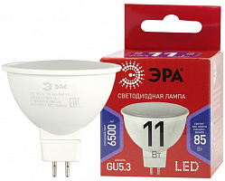  Лампочка светодиодная ЭРА RED LINE LED MR16-11W-865-GU5.3 R GU5.3 11 Вт софит холодный дневной свет
