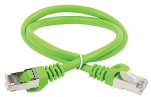  ITK Коммутационный шнур (патч-корд) кат.6 FTP PVC 15м зеленый