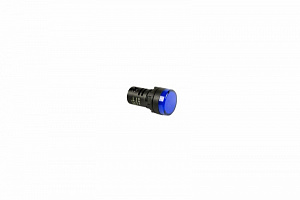  Индикатор Ø22  220V  синий LED  (RWE-618)  REXANT