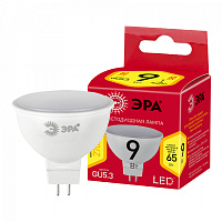  Лампочка светодиодная ЭРА RED LINE LED MR16-9W-827-GU5.3 R 9 Вт софит теплый белый свет