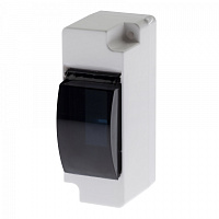  Корпус пластиковый навесной ЭРА SIMPLE КМПн 1/2 IP30 прозрачная крышка белый
