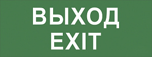  Самоклеящаяся этикетка ЭРА INFO-DBA-015 200х60мм  Выход-EXIT  DBA