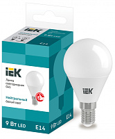  Лампа светодиодная G45 шар 9Вт 230В 4000К E14 IEK