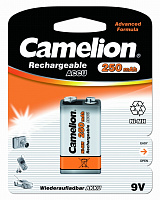  Camelion 9V-250mAh Ni-Mh BL-1 (NH-9V250BP1, аккумулятор,9В)