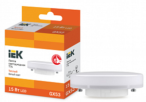  Лампа светодиодная T75 таблетка 15Вт 230В 3000К GX53 IEK