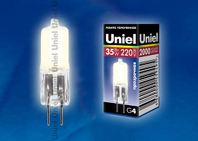  JC-220/35/G4 CL Лампа галогенная Картонная коробка