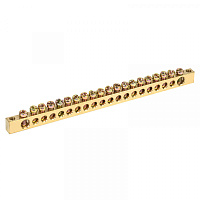  Шина PEN «земля-ноль» 6х9мм 20/2 (20 групп/крепеж по краям) REXANT