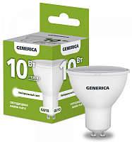  Лампа светодиодная PAR16 софит 10Вт 230В 4000К GU10 GENERICA