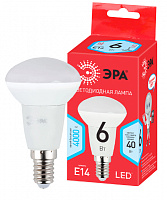  Лампочка светодиодная ЭРА RED LINE LED R50-6W-840-E14 R Е14 / E14 6 Вт рефлектор нейтральный белый свет