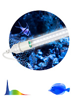  Фитолампа для растений светодиодная ЭРА FITO-10W-Ra90-Т8-AQUA для аквариума, 10 Вт, полный спектр