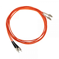  Патч-корд оптический переходной (MM), 50/125 (OM2), LC/UPC-FC/UPC, (Duplex), LSZH, 3м