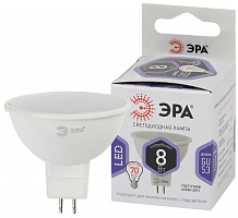  Лампочка светодиодная ЭРА STD LED MR16-8W-860-GU5.3 GU5.3 8Вт софит холодный дневной свет
