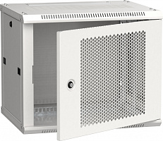  ITK Шкаф LINEA W 9U 600х450мм дверь перфорированная серый RAL7035