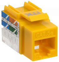  ITK Модуль Keystone Jack кат.5E UTP 110 IDC 90град жёлтый