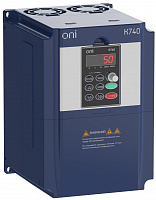  Преобразователь частоты K740 380В 3Ф 0,75кВт 2,3А встроенный тормоз Энкодер ONI