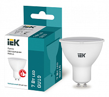  Лампа светодиодная PAR16 софит 7Вт 230В 4000К GU10 IEK