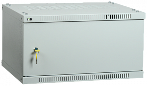  ITK Шкаф настенный LINEA WE 12U 600х600мм дверь металл серый