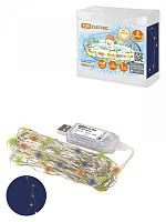  Гирлянда светодиодная "Роса 100-Д" 10 м, 100LED, многоцветн., ПДУ, USB, IP20, TDM