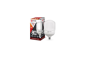  Лампа светодиодная LED-HP-PRO 80Вт 230В E27 с адаптером Е40 6500К 7600Лм IN HOME