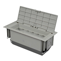  Лючок мебельный и в полые стены на 3 модуля 45х45 KOPOBOX MINI L (KB)